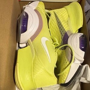 Nike Yellow and Purple Athletic Shoes Super Rep 2